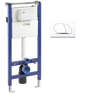 Vodokotlić JOG 601259 + tipka SELENITE 195853 LIV FLUIDMASTER