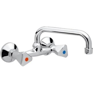 Mješalica dvoručna zidna "U" keramika