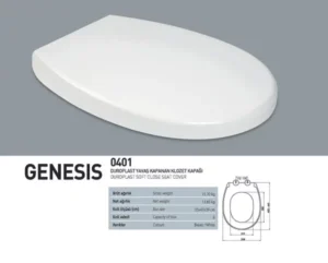 WC daska Genesis sporospuštajuća