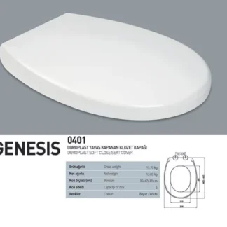 WC daska Genesis sporospuštajuća
