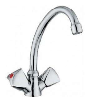 Mješalica dvoručna sudoper stojeća keramika