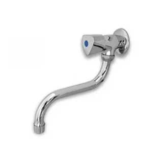 Slavina zidna za hladnu vodu 1/2" "S" keramika