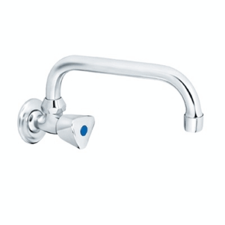 Slavina zidna za hladnu vodu 1/2" "U" keramika