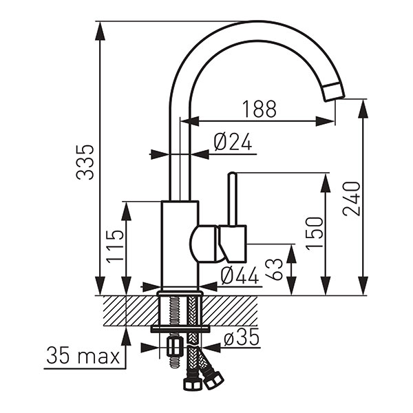 Ferro ZUMBA siva - Slika 2