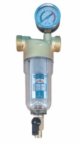 Cijevni filter 1" SS 40-60 mic 3cub.m/h s manometrom