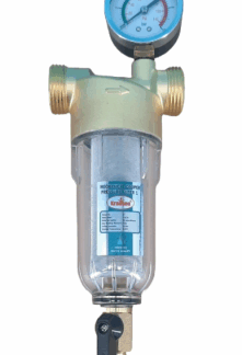 Cijevni filter 1" SS 40-60 mic 3cub.m/h s manometrom